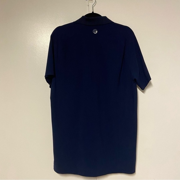 Foray Golf Navy short sleeve shirt Polo Size Medium - Picture 8 of 9